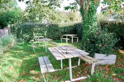 Jardin de l'établissement Au pied du GR 34