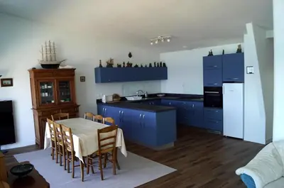 Cuisine ou kitchenette dans l'établissement Appartement vue exceptionnelle mer - 3 chambres
