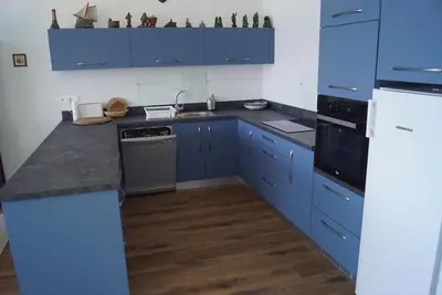 Cuisine ou kitchenette dans l'établissement Appartement vue exceptionnelle mer - 3 chambres