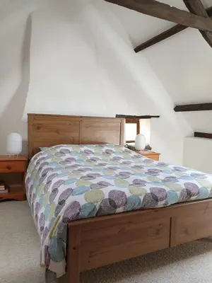 Un ou plusieurs lits dans un hébergement de l'établissement Châteauneuf-du-Faou, Finistre, Brittany