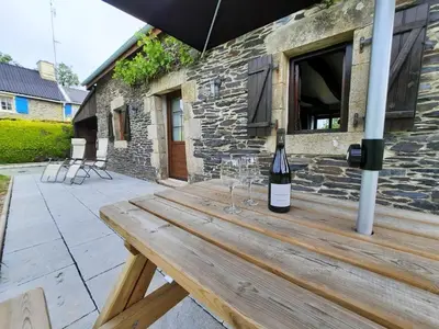 Boissons dans l'établissement Châteauneuf-du-Faou, Finistre, Brittany