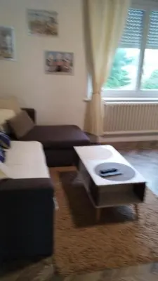 Coin salon dans l'établissement apartement avec parking prive