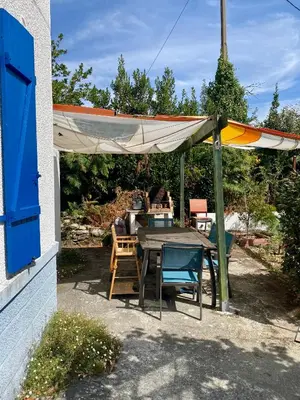 Jardin de l'établissement Maison typique du pays bigouden
