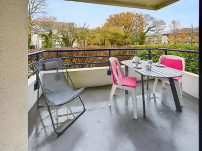 Balcon ou terrasse dans l'établissement Concarneau, appartement pour 4 personnes