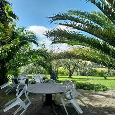 Jardin de l'établissement Rest Huella Farmhouse