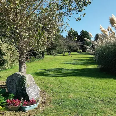 Jardin de l'établissement Rest Huella Farmhouse