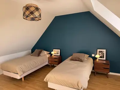 Un ou plusieurs lits dans un hébergement de l'établissement La maison de la Corniche