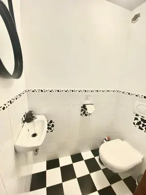 Salle de bains dans l'établissement villa pointe du raz