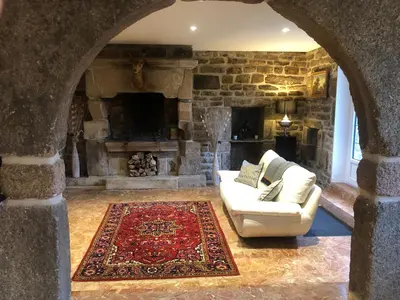 Coin salon dans l'établissement La montagnarde