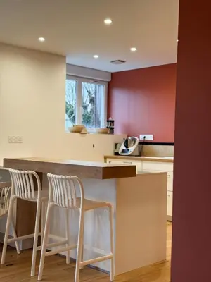 Cuisine ou kitchenette dans l'établissement Casa Escuela