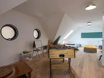 Coin salon dans l'établissement Holiday Home Ty'vonne by Interhome