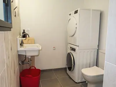 Salle de bains dans l'établissement Holiday Home Ty'vonne by Interhome