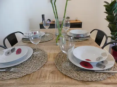 Plan de l'établissement bright modern, near center and 10 min from beaches