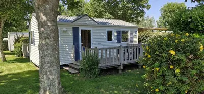 Jardin de l'établissement Camping Cap Finistère