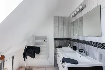 Salle de bains dans l'établissement Villa DUXCAAR