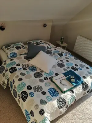 Un ou plusieurs lits dans un hébergement de l'établissement Natural green villa 15 personnes