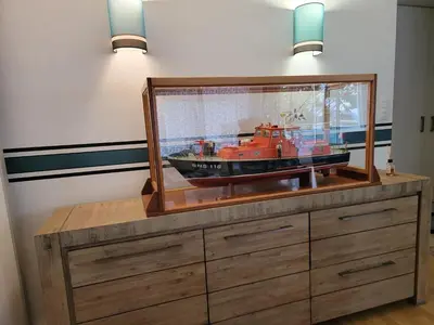 Cuisine ou kitchenette dans l'établissement Le Trez', vue mer imprenable