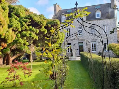 Jardin de l'établissement GÎTE L'industriel, appartement privé en Duplex, à 10 minutes des plages