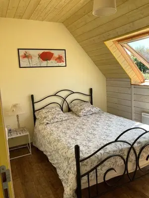 Un ou plusieurs lits dans un hébergement de l'établissement Le gîte de Penn Ar Roz