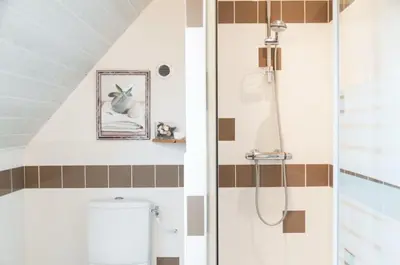 Salle de bains dans l'établissement Le gîte de Penn Ar Roz
