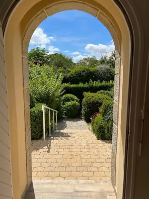 Jardin de l'établissement Maison Renovée Plomelin - Countryside and Beaches