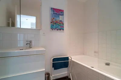 Salle de bains dans l'établissement Ty Cartier - A 200 m de la plage