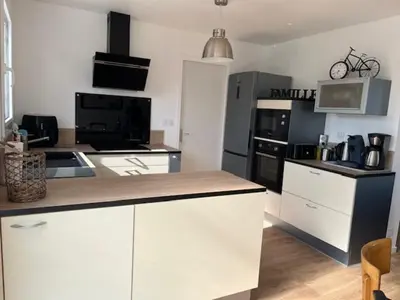 Cuisine ou kitchenette dans l'établissement Ty laouen