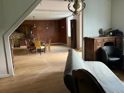 Coin salon dans l'établissement Grande Maison de Campagne proche de Carhaix