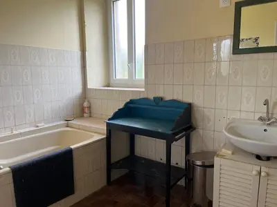 Salle de bains dans l'établissement Grande Maison de Campagne proche de Carhaix