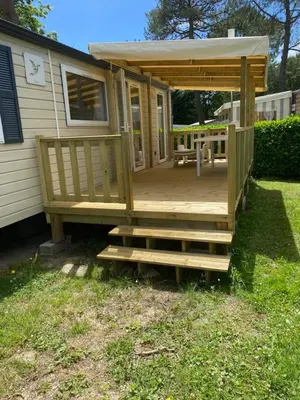 Jardin de l'établissement mobil home 742