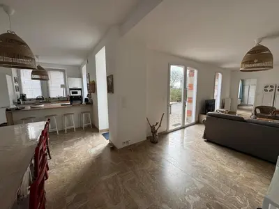 Cuisine ou kitchenette dans l'établissement Villa Ker Jean