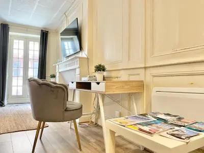 Coin salon dans l'établissement Le Kereon - Coeur du centre historique, rues pietonnes !