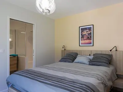 Un ou plusieurs lits dans un hébergement de l'établissement Holiday Home Keryanne by Interhome