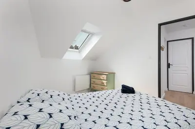 Un ou plusieurs lits dans un hébergement de l'établissement Appartement Le Cap Morgat