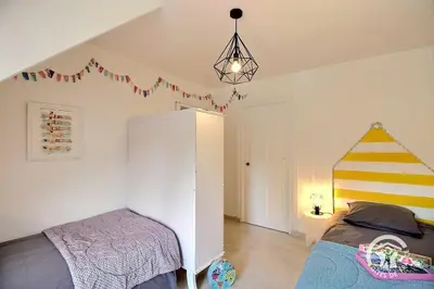 Un ou plusieurs lits dans un hébergement de l'établissement La villa de la lieue de greve
