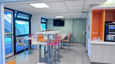 Cuisine ou kitchenette dans l'établissement HOTEL Eco Green