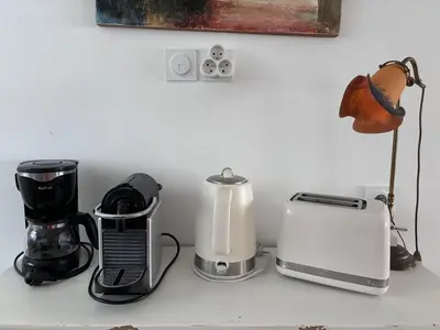 Cuisine ou kitchenette dans l'établissement Maison magnifique vue mer