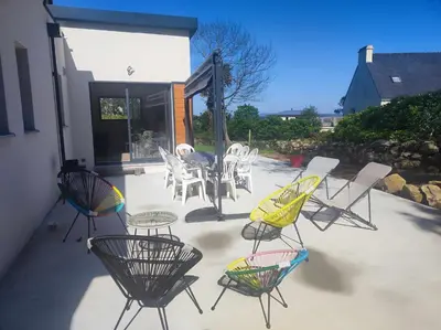 Plan de l'établissement Maison récente plain-pied Crozon proche plage commerces