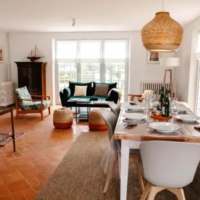 Superbe maison pour 6 à 500 m de la mer
