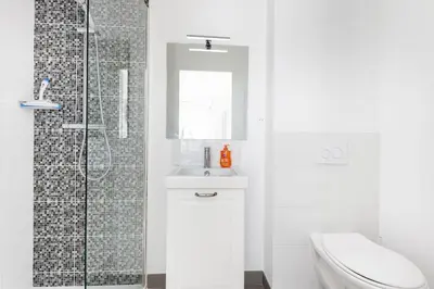 Salle de bains dans l'établissement Chambre indépendante Recouvrance