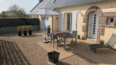 Terrasse ou espace extérieur de l'établissement Le gîte 