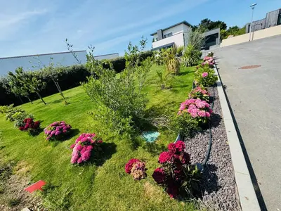 Jardin de l'établissement Chambres Carantec