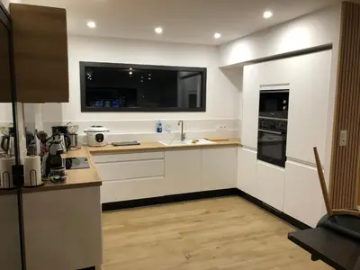 Cuisine ou kitchenette dans l'établissement villa d'Alexandrine