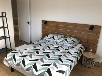 Un ou plusieurs lits dans un hébergement de l'établissement villa d'Alexandrine