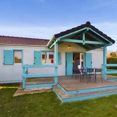Chalet pour 4 dans une résidence avec piscine