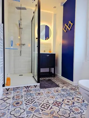 Salle de bains dans l'établissement Boho Nest