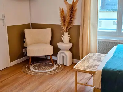 Coin salon dans l'établissement Boho Nest