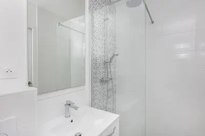 Salle de bains dans l'établissement Merzhin