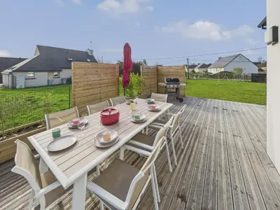 Boissons dans l'établissement Maison avec jardin pour 10 personnes à Penmarch