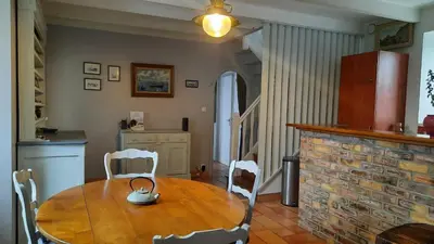 Plan de l'établissement Jolie maison vue mer 6 personnes à Plouguerneau